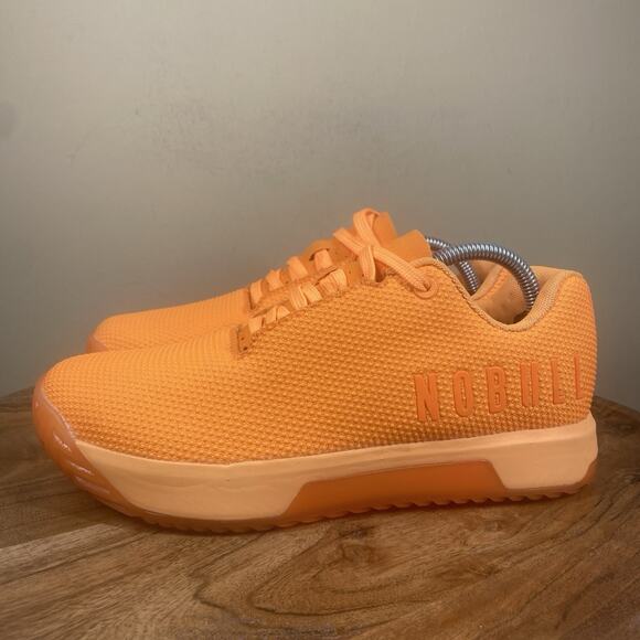 NOBULL Outwork Edge Impact Womens Triple Orange Size 8 Low Top Athletic Shoes - Picture 2 of 9